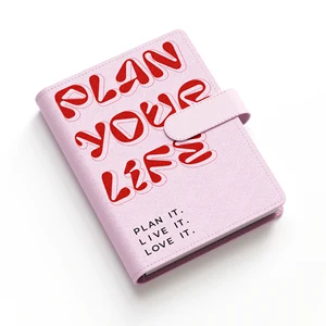 New Custom Personalized A5 6-Ring Binder Budget Planner Cover OEM ODM in 7 Days PU and Leather Material