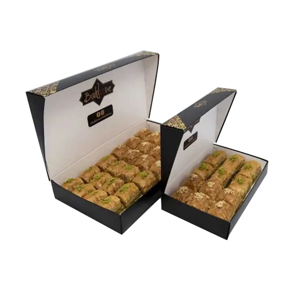 Wholesale Custom Premium Assorted Turkish Packaging Sweet Baklava Box for Baklava
