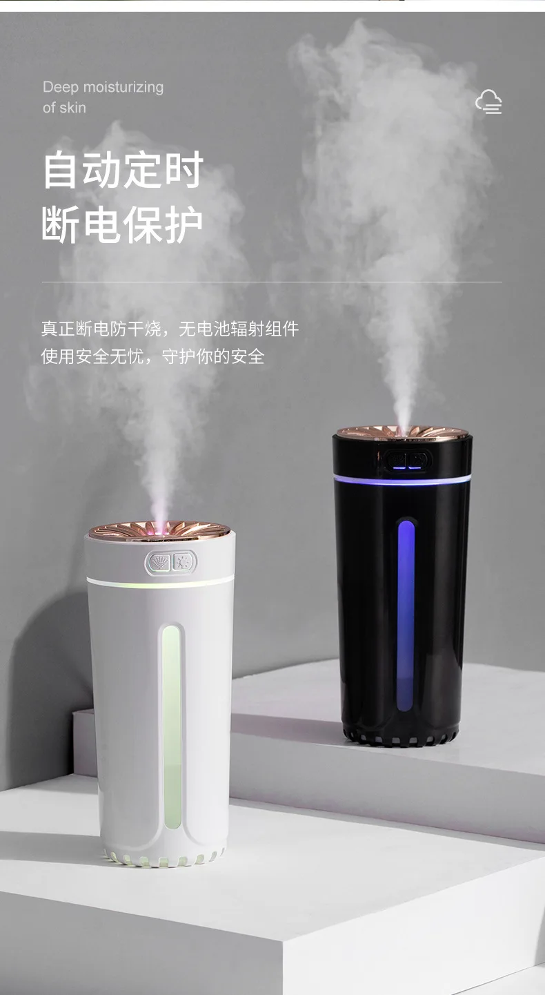 300ml Usb Portable Car Humidifier Home Fragrance Oil USB Aromatherapy Diffuser Mist Maker Colorful Cup Humidifier