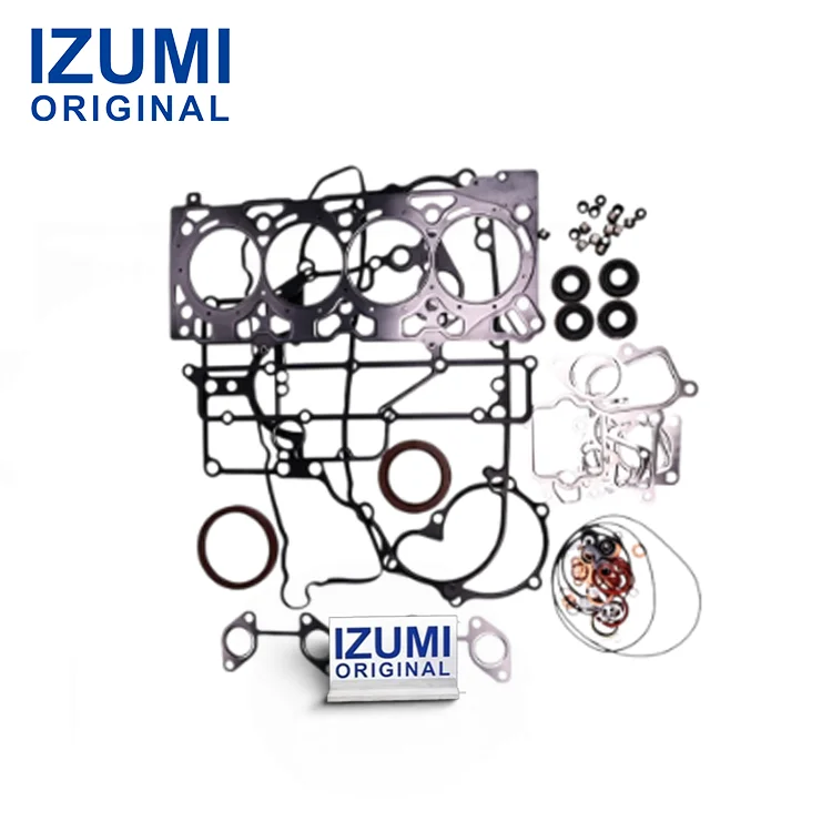 Původní opravný těsnicí sadový balíček IZUMI V2607, kód V2607-DI-T-EU3, náhradní díly pro dieselový motor pro traktory, generátory a rypadla Kubota