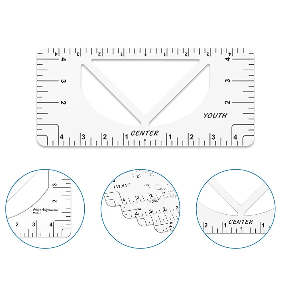 T-Shirt Alignment Tool Ruler, T-Shirt Ruler - China T-Shirt Ruler, Geometry  Ruler