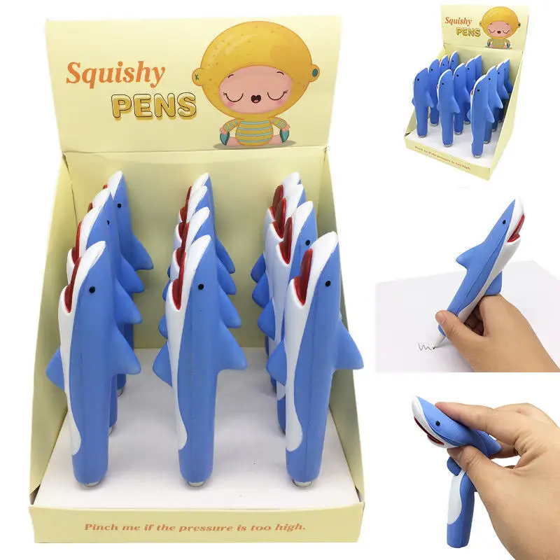 Squishies Cute Bear Animal Pencil Toppers Pencil Grips Holder Kawaii Slow Rising Stress Relief