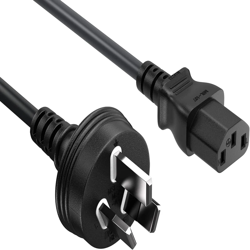 6FT 10FT 20FT UK EU US Plug AC Power Cord C5 C7 C13 Nema5-15P 3pin Computer Power Cable插图6