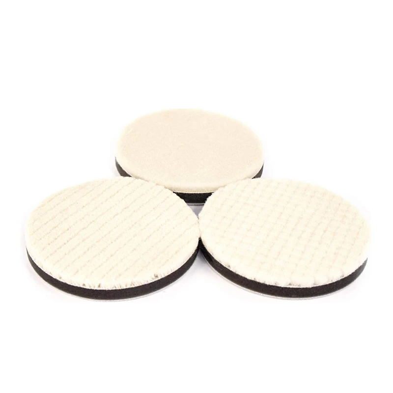 Новое поступление 3 шт. круглые 125 мм Мягкие моющиеся полировочные колодки высокой плотности для деталей