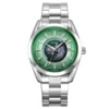 silver/green