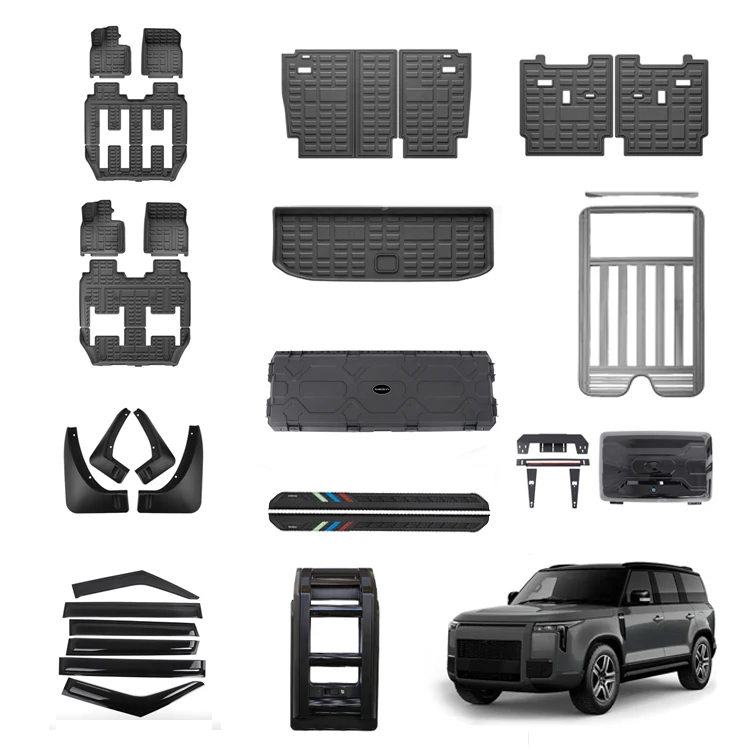 For Rox 01 Exterior Accessories Running Board Side Bag Side Ladder Roof Luggage Racks Decorative Protection EV Car Accessories