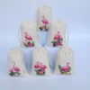 Fine cotton print-flamingo combo