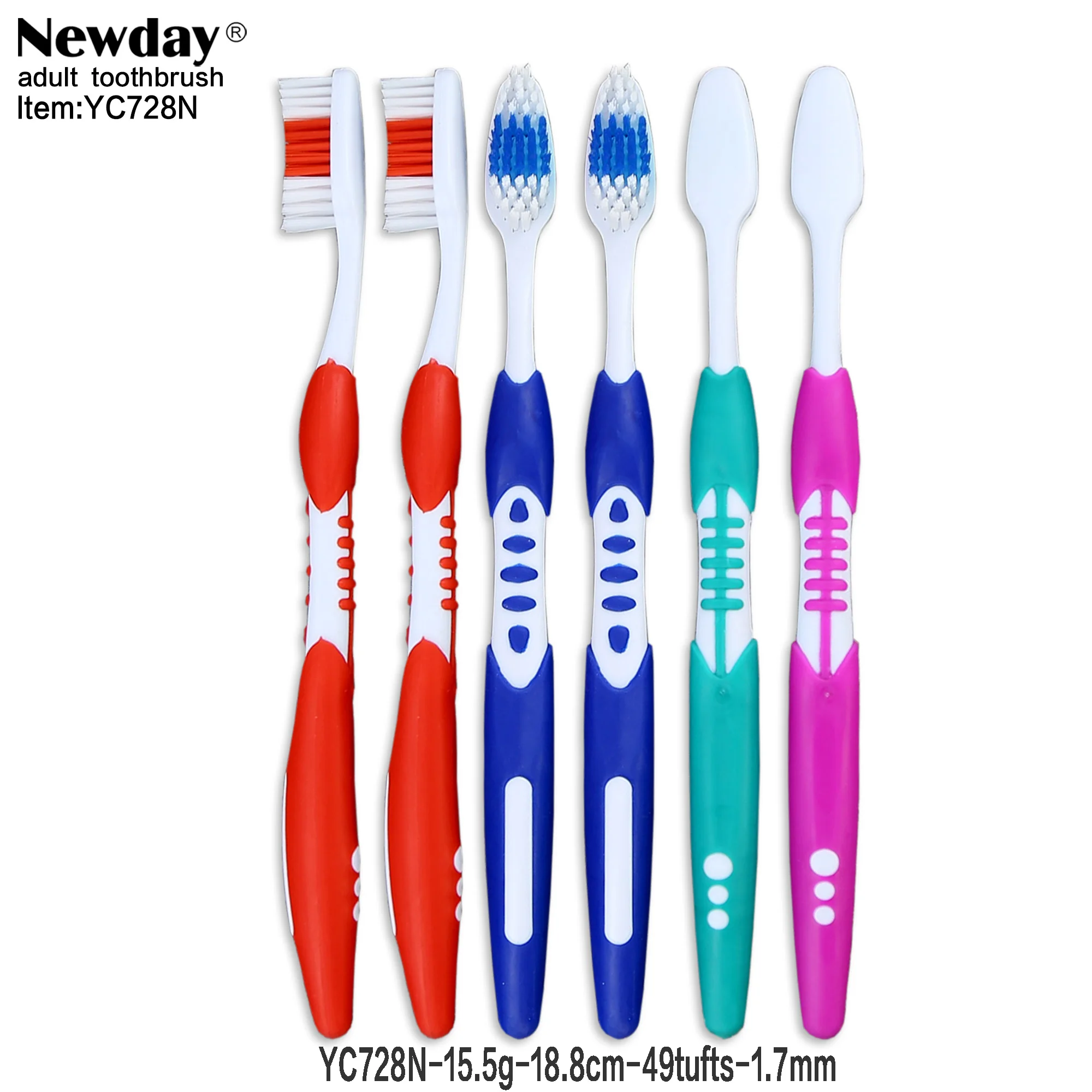 Vshaped Orthodontic Toothbrush With Nylon Medium And Soft Filaments V