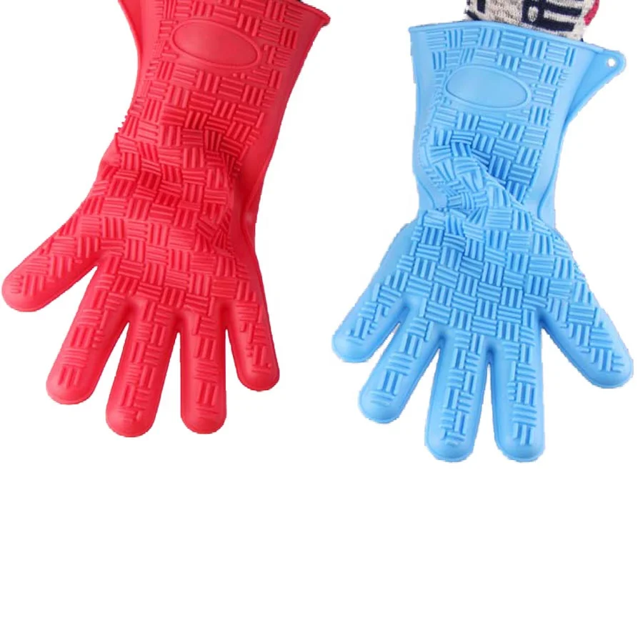 Silicone Smoker Oven Gloves, Extreme Heat Resistant BBQ Gloves Handle Hot Food Right on Your Grill Fryer supplier