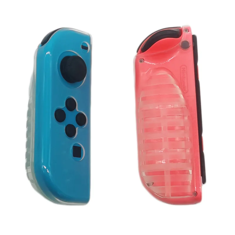 Liquid Silicone Grip for Left and Right Game Controller Handles For Nintendo Switch OLED LITE Transparent