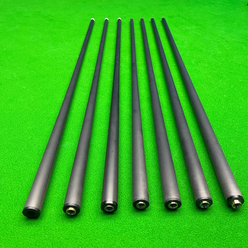 Ultra Low Deflection Carbon Fiber Pool Cue Shafts With Joint And Ferrule Finished Billiard Cues