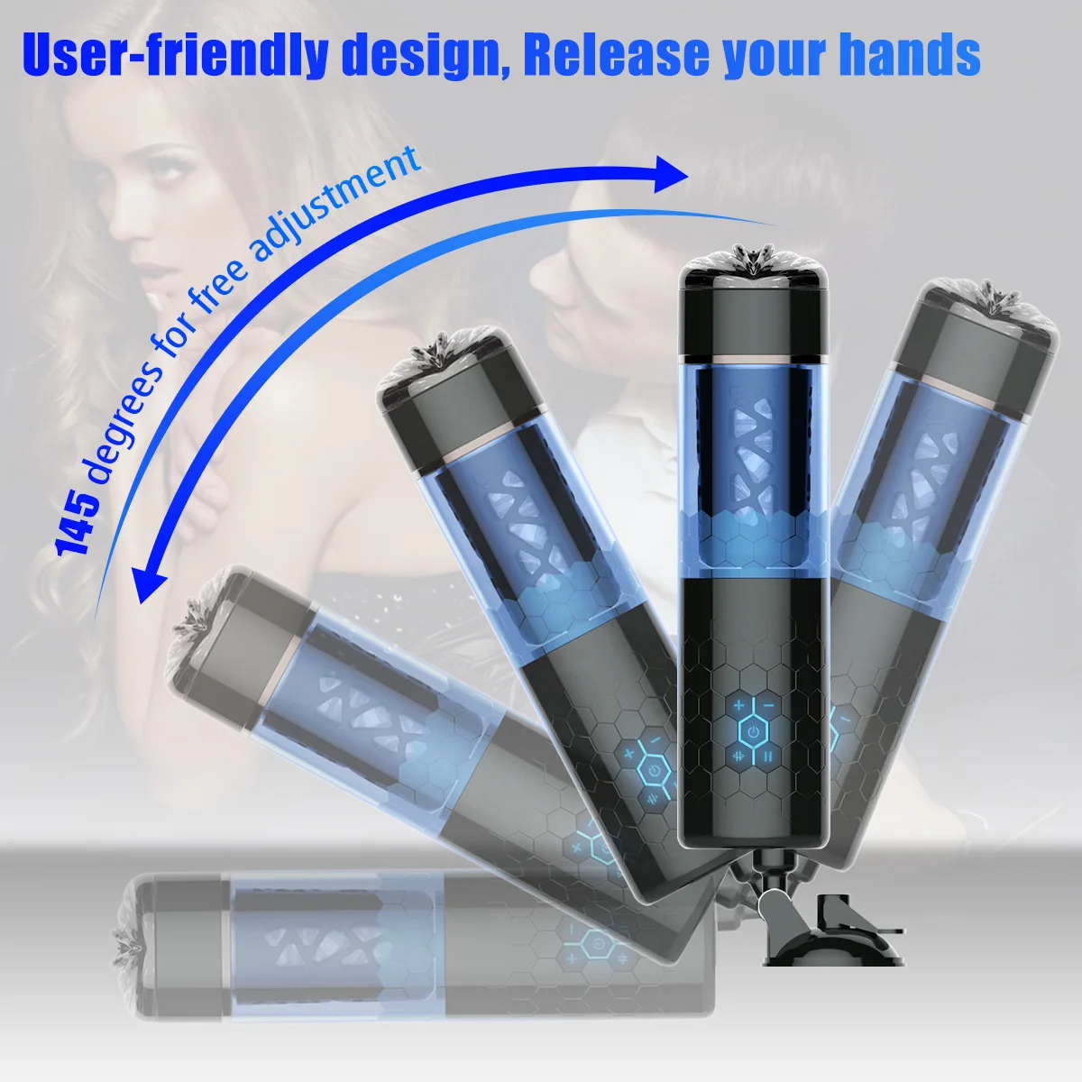 Original Omysky Bluetooth APP Controlled Automatic Aircraft Training Cup Suction and Clamp Suction Toys for Male
