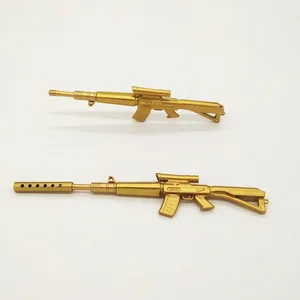 Promotional Creative Simulation Machine Gun Gel Pen With Writing Black Ink or Blue Refill for Student Stationery Gift