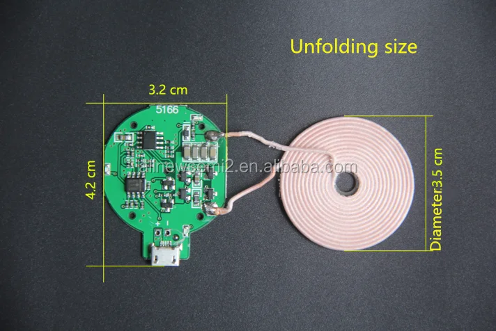 One-Stop Supply [Mini transmitter] wireless charger transmitter module Mini coil  universal DIY modification chip Components