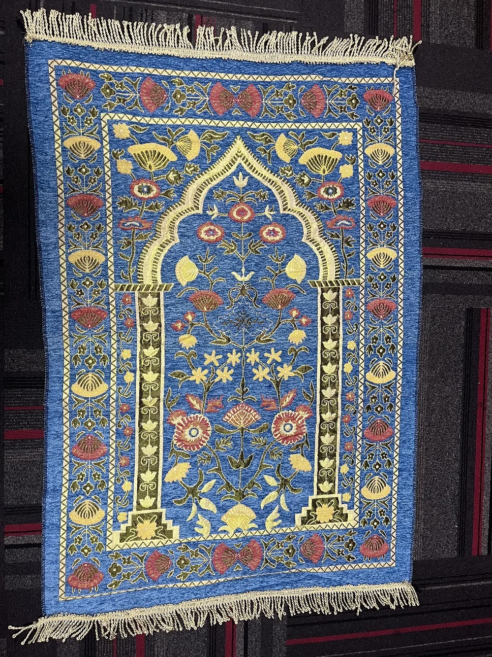 Ourwarm Islamic Custom Disposable Gift Set Muslim Foldable Design Janamaz Rug Eid Ramadan Prayer