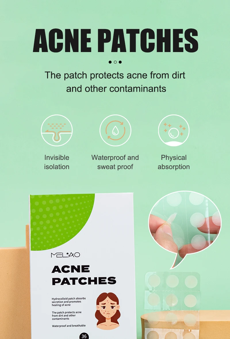 Patch Original Hydrocolloid Acne Pimple Patch For Covering Zits And Blemishes Spot Stickers