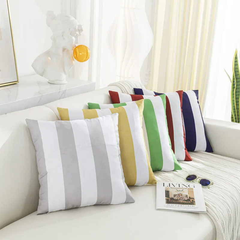 Custom Geometric Polyester Patio Printed Waterproof Outdoor Decor