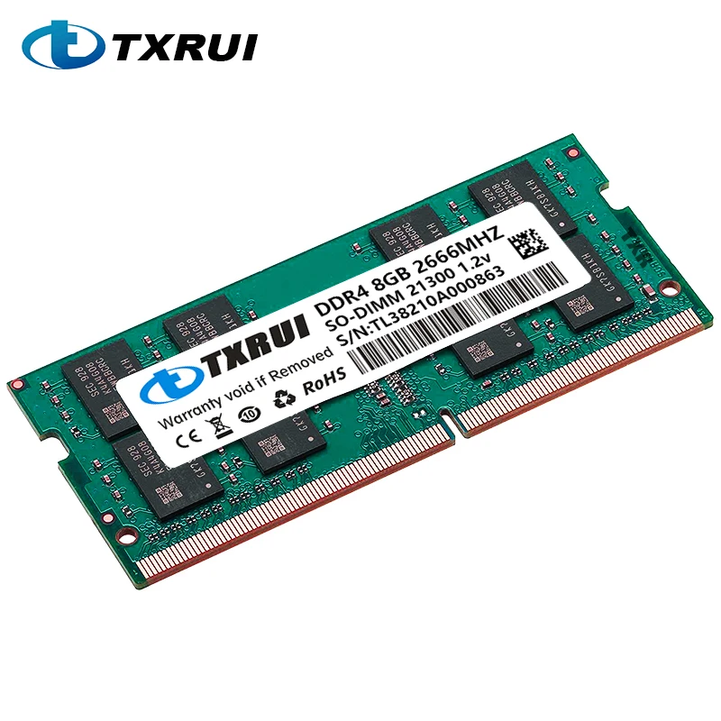 TXRUI DDR4 RAM - 4GB, 8GB, 16GB - High Performance & Reliability