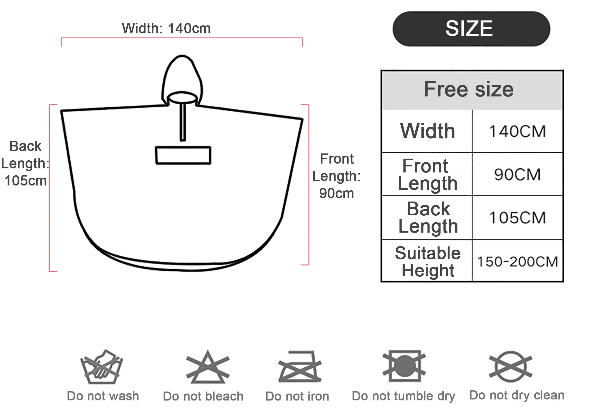 Водонепроницаемый плащ-пончо для мужчин и женщин и девочек