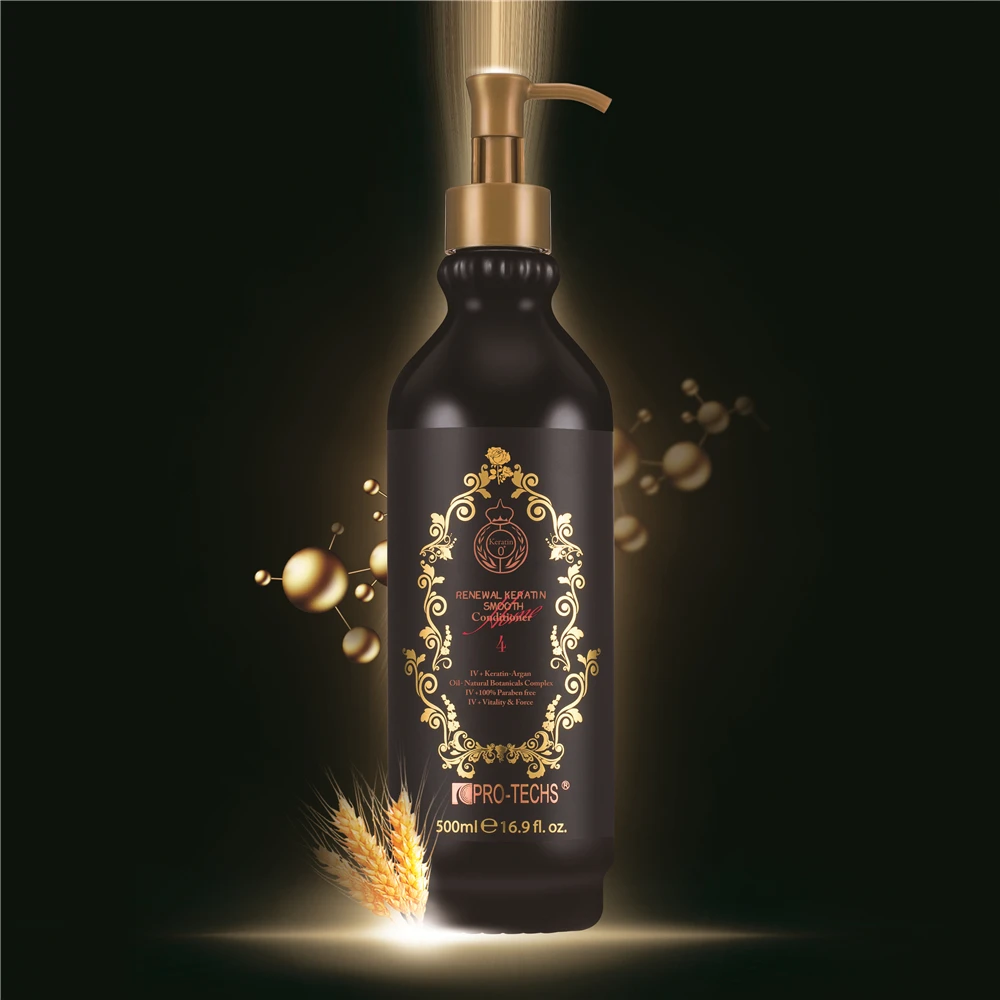 Домашнее использование без парабенов, мягкое длительное Кератиновое лечение, восстанавливающий сглаживающий Кондиционер для волос