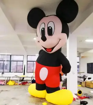 Popular cartoon inflatable mouse model event decoration inflatable cartoon character mouse for sale