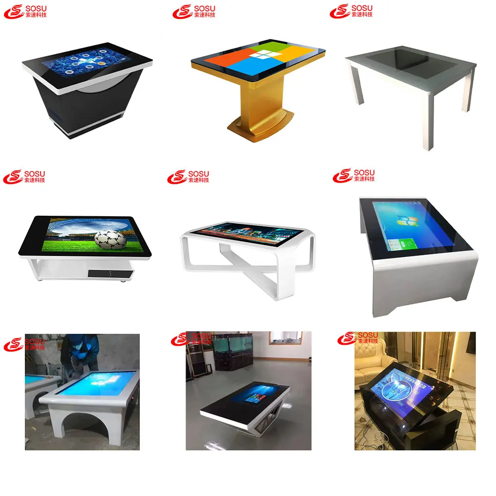 Стол с сенсорным экраном Android стол интерактивный ЖК-дисплей для кофе/ресторана 350 кд/м2