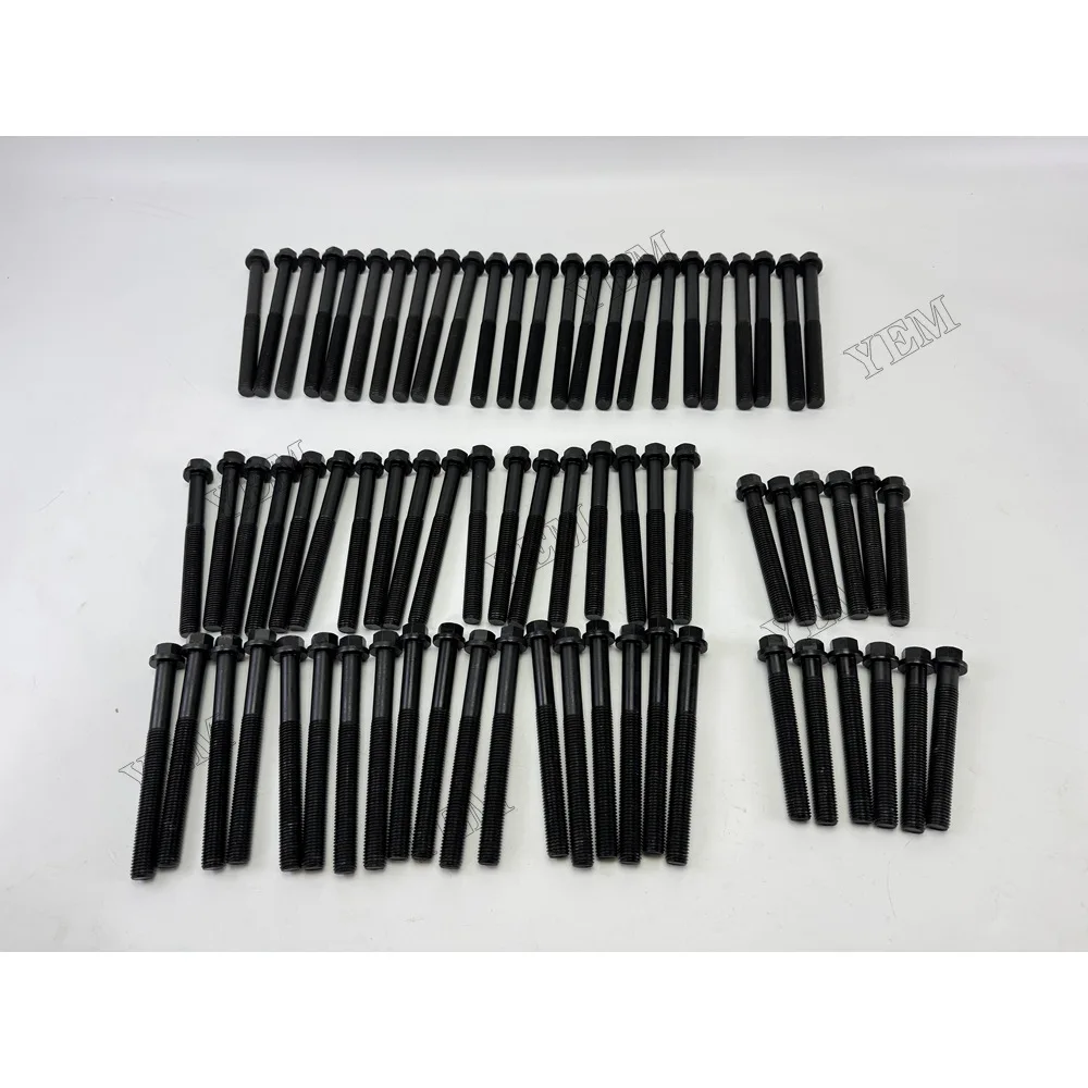 P222FE Cylinder Head Bolt 65.90020-0268 65.90020-0269 65.90020-0270 for Doosan High Quality Engine Parts