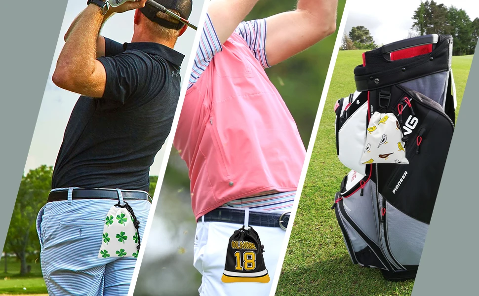 Manufacturer Custom Pu Leather Waterproof Golf Accessories Bag