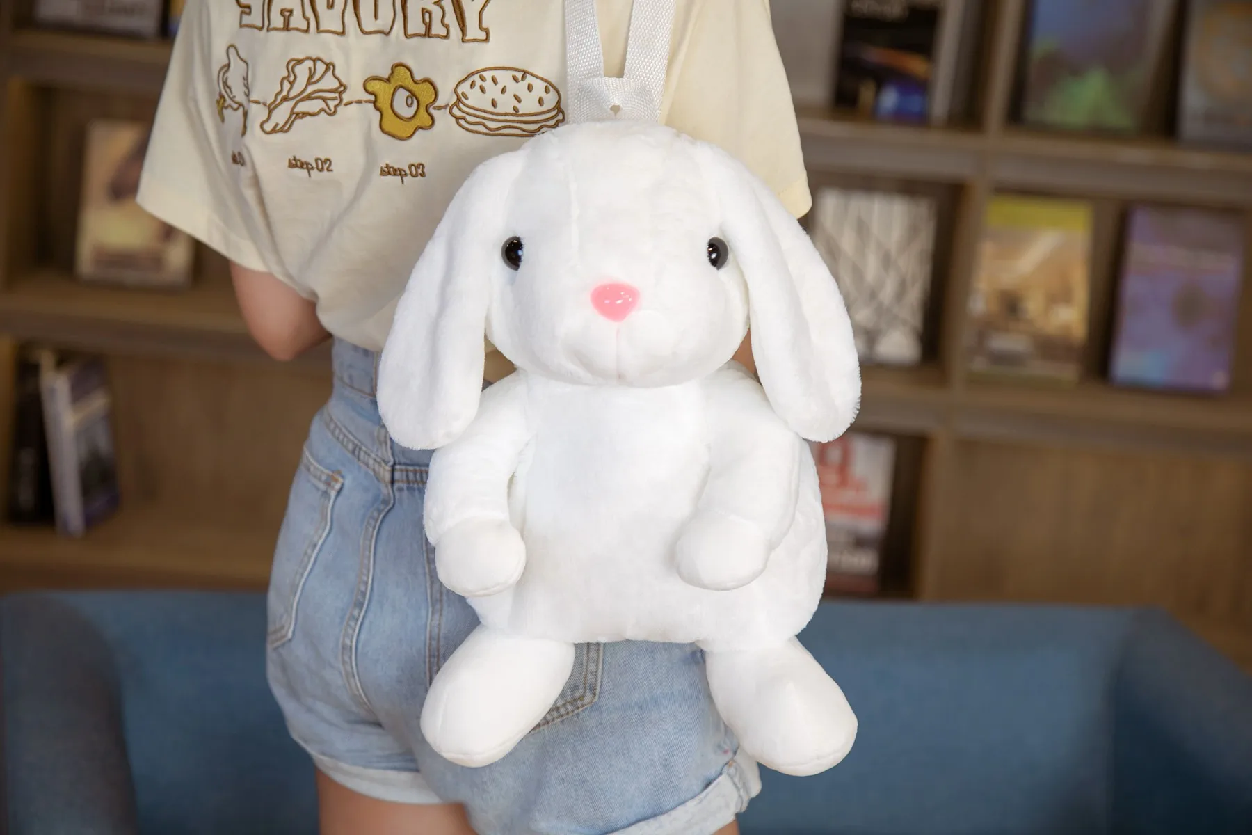 plush bunny backpack