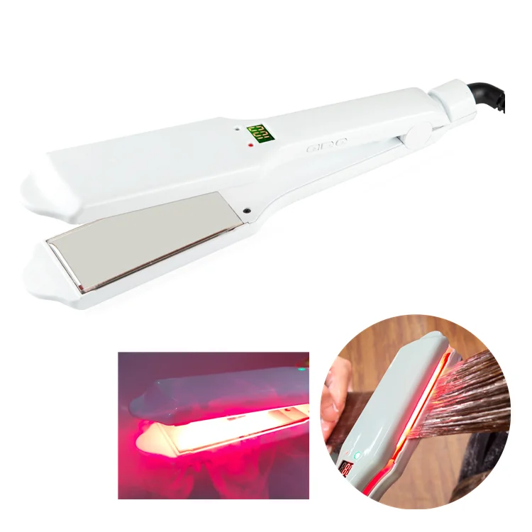 2 Inch Infrared Ultrasonic Hair Cold Straightener Hair Care Iron Frozen