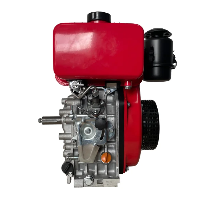 Slow Speed 1800 Rpm High Power Air Cooled Vertical Engine 296 Ml Diesel