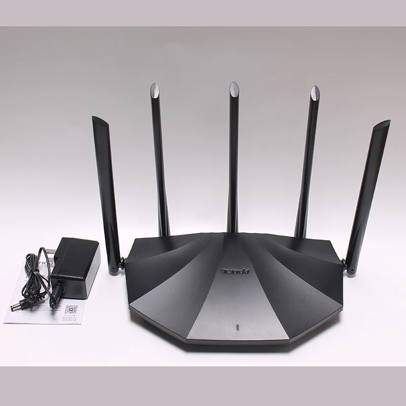 Tenda Dual-Band Gigabit Wi-Fi Router with 1501Mbps 5Ghz 5G Wi-Fi  Extender with 3G Function and Firewall