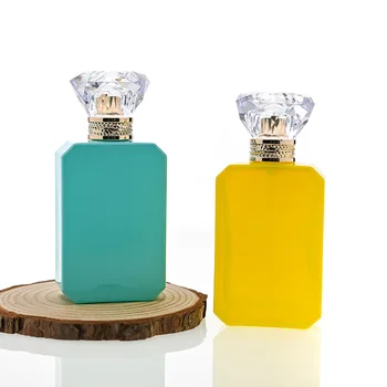 Square Luxury Perfume Bottle 50ml Packing Custom Printed Logo Empty Parfum Spray Perfume Bottles 50ml with Packaging