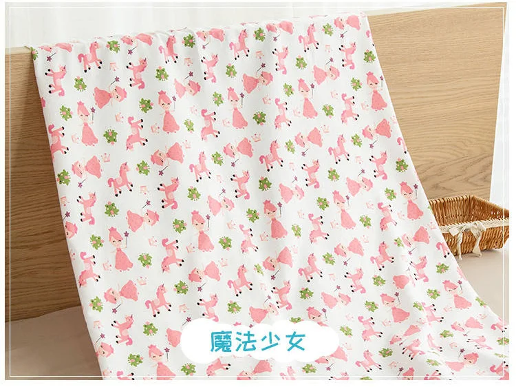 Baby Fabric Knit Jersey Print Fabric Sewing Material for