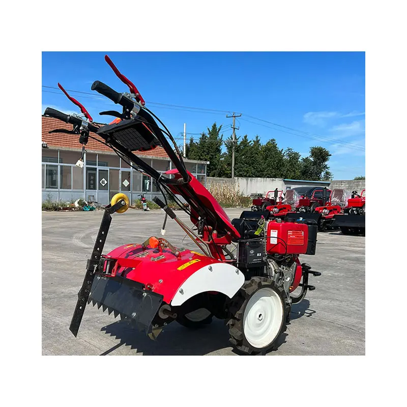 Mini Troly Quick Power Italy Rotary Tiller 10hp diesel Power Tiller Kama Mini Tiller Machine