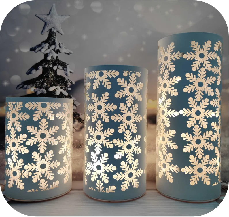 Guanmei home decoration 48 new designs glass candle holder clear glass vase with led lights supplier