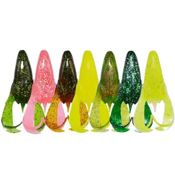 Cheery 15.5g Soft PVC Silicone Frog Lure 90mm Top Water Fishing Bait Artificial Plastic for Marlin 2pcs Per Pack for River – Soft Lure – view 5