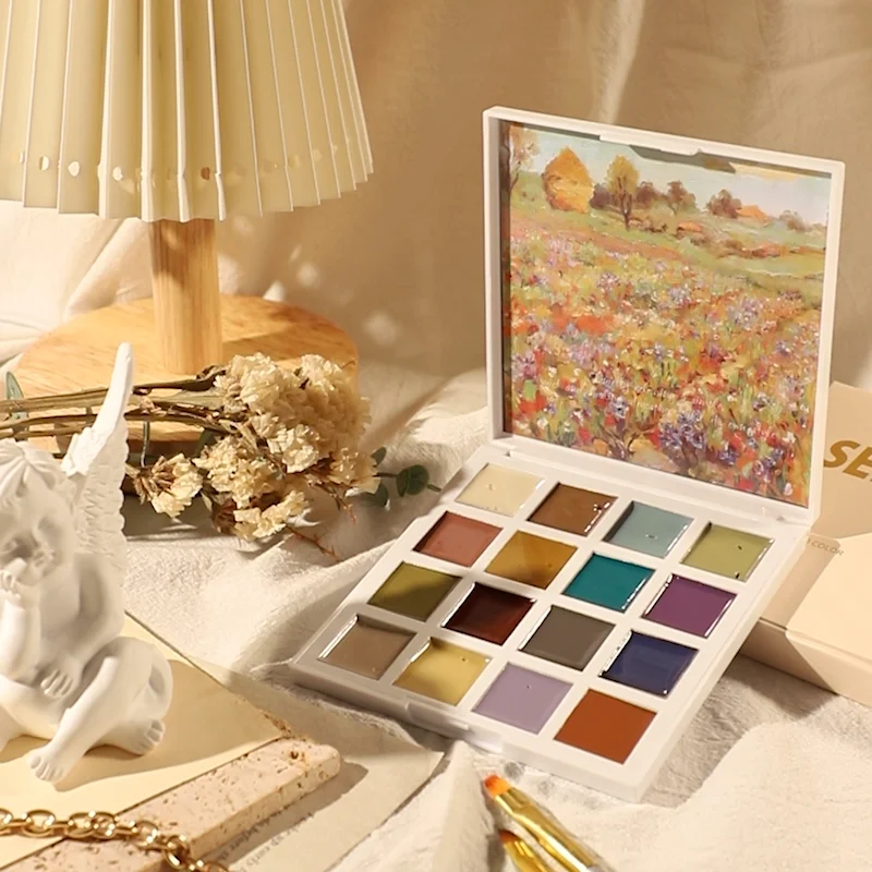 16 Colors In 1nail Art Solid Pudding Jelly Gel Polish Solid Cream Gel