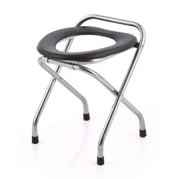 Folding bedside bath chair portable toilet seat commode for elderly Commode Chair For Elderly