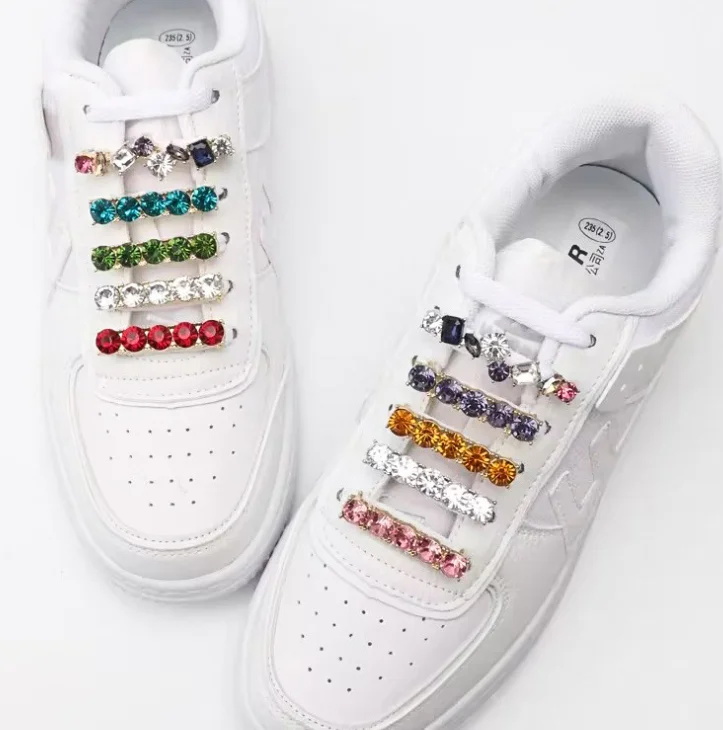 Colorful Metal Shoelace Tag Personalized Shoe Accessories