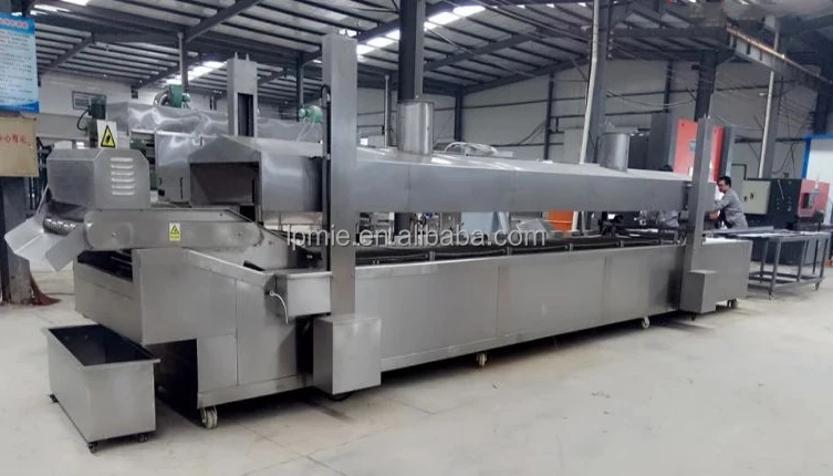 Industrial Fryer Machine Deep Frying Machine Gas Heating Conveyor Belt ...