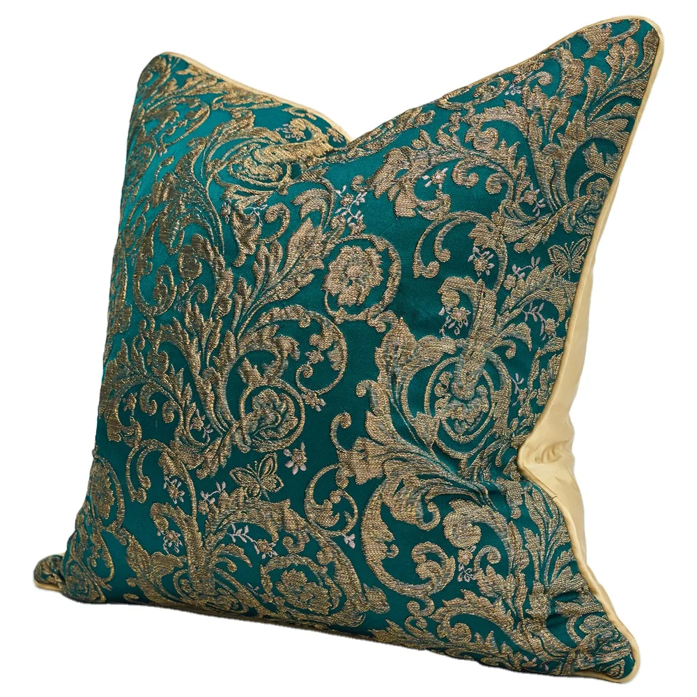 Luxury European Throw Pillow Covers 20X20 Jacquard