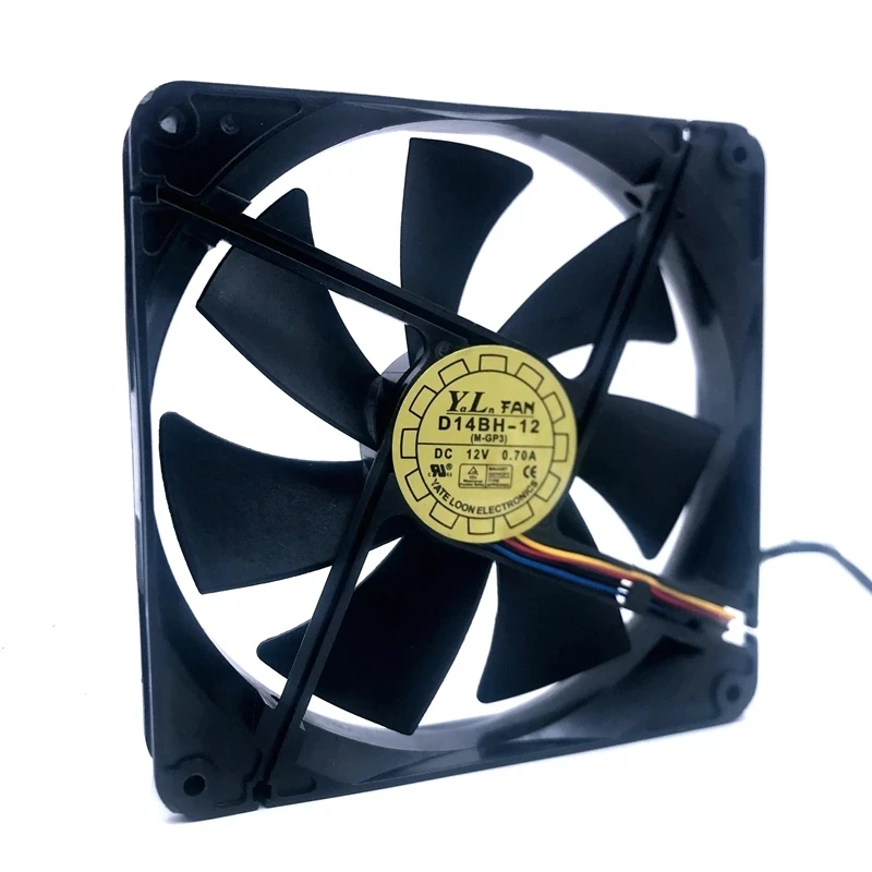 Øl Rengør soveværelset Ministerium Source D14BH-12 135mm cooling fan 135X135X25mm 4-wire PWM 2500RPM 0.35A For  Yate Loon mute computer chaasis cpu cooling fan on m.alibaba.com