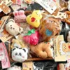 ตุ๊กตาผ้า, โซ่ลูกปัด, บรรจุภัณฑ์ลายการ์ตูน