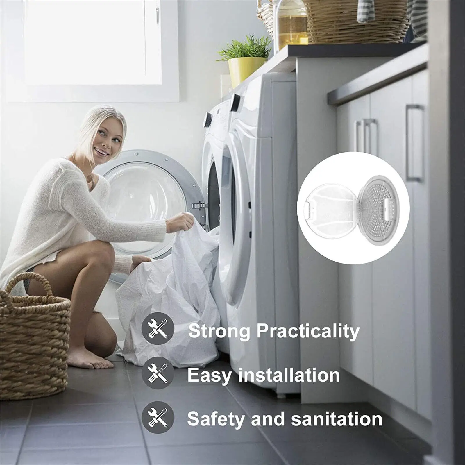 Одежда сушилка форма ворса выпускной фильтр пух фильтр стиральная машина воздушного фильтра