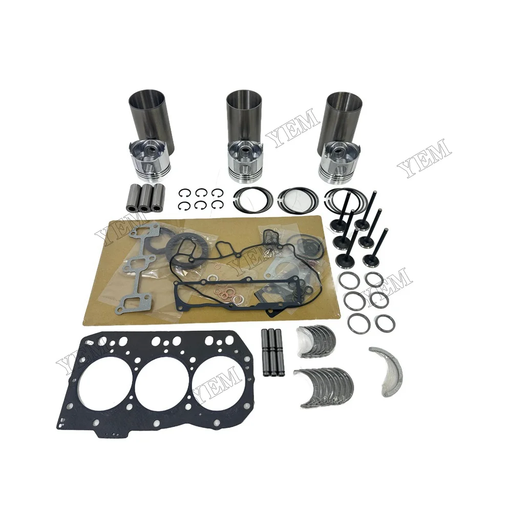 For Yanmar 3TNC80 Engine Repair Kit Engine Part Gasket Piston Set