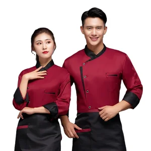 Hot Selling Restaurant & bar Uniforms Bakery Chef Uniform Waiter Uniform Restaurant