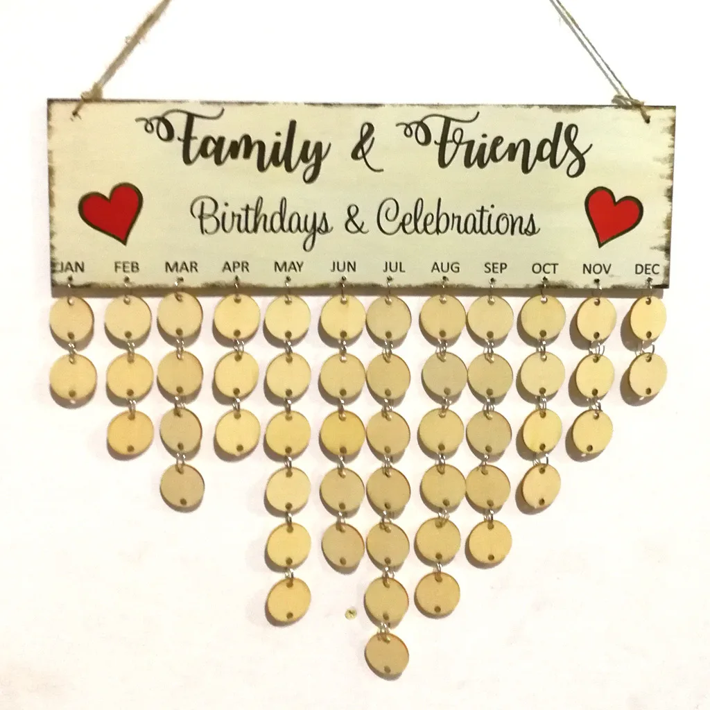 Panneau De Calendrier D Anniversaire En Bois Famille Rappel D Anniversaire Decorations Murales En Macrame Panneaux D Art A Domicile Etiquette D Anniversaire Buy Decorations Pour Les Arts Muraux A La Maison Tenture Murale En Macrame Panneau De