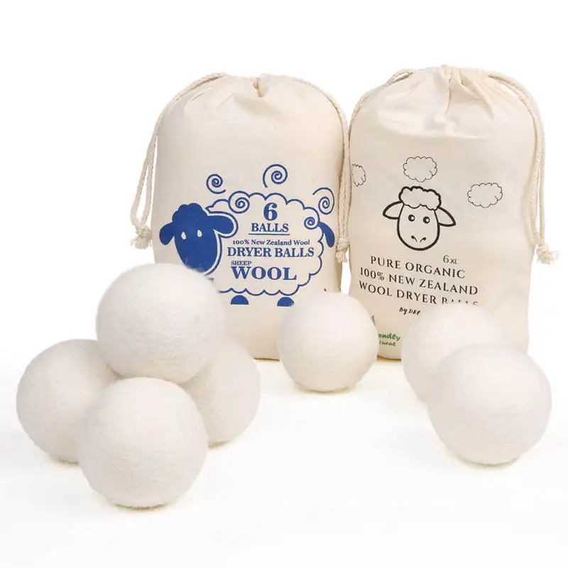 Wholesale Top Seller Same Private Label Organic Wool Dryer Balls New