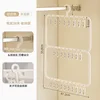 Three-layer, 26-clamp drying rack with integrated storage